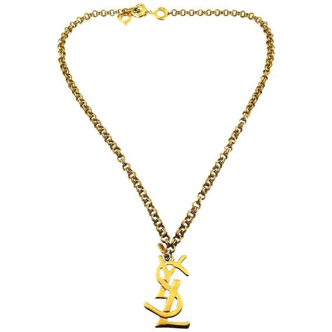 ysl necklave|YSL necklace men.